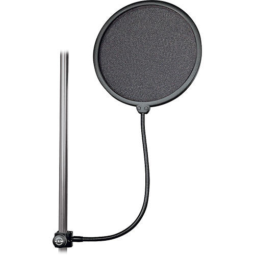 K&M 23966-BLACK Stand Mic - K&M 23966 Popkiller (Large)