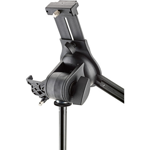 K&M 19790-BLACK Stand AV Monitor - K&M 19790 iPad/Tablet Holder (5/8" Thread)