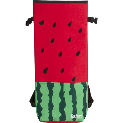 ON STAGE GBU4203WM - On-Stage GBU4203 Soprano Ukulele Gig Bag (Watermelon Print)