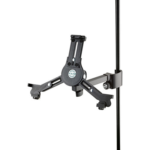 K&M 19791-BLACK Stand AV Monitor - K&M 19791 Universal Tablet PC Holder (Black)