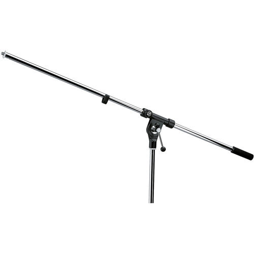 K&M 211-CHROME Stand Mic - K&M 211 One-Piece Boom Arm with 3/8" Thread (Chrome)