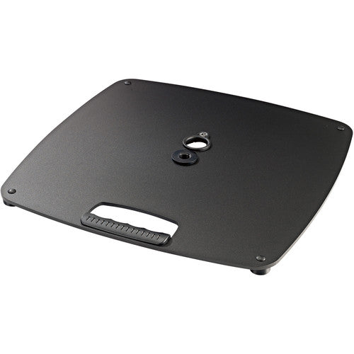K&M 26704-BLACK Stand Speaker - K&M 26704 Base Plate (Structured Black)