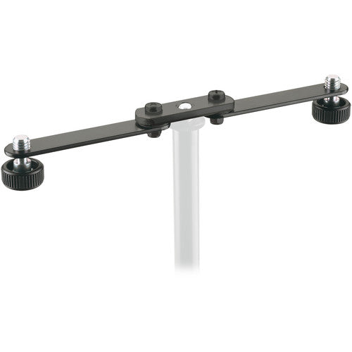 K&M 23510-BLACK Stand Mic - K&M 23510 Microphone Bar (Black)