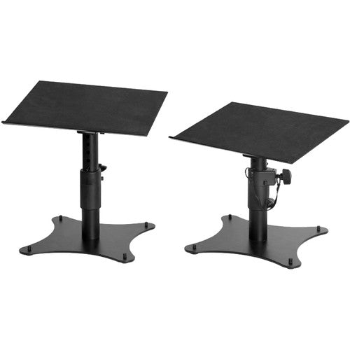 ON STAGE SMS4500-P - On-Stage SMS4500-P Adjustable Desktop Monitor Stands (Pair, Black)