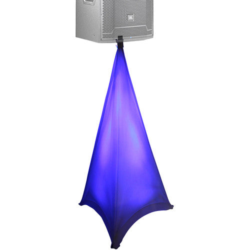 PROX-X-SP2SC-W Speaker Scrim - Lycra Cover Scrim for Speaker Tripod or Lighting Stand 2 Sided - White