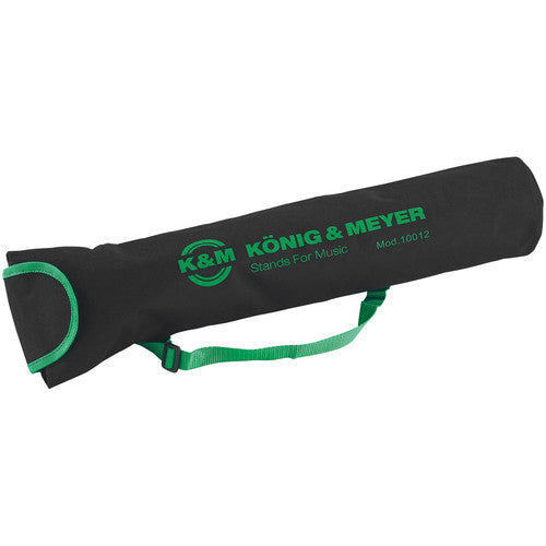 K&M 10012-BLACK- K&M 10012 Waterproof Nylon Carrying Case for 100/1, 10062 and 10065 Music Stands