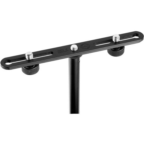 K&M 23550-BLACK Stand Mic - K&M 23550 Adjustable Microphone Bar