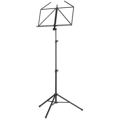 K&M 10065-BLACK Stand Music - K&M 10065 Three-Piece Folding Sheet Music Stand (Black)