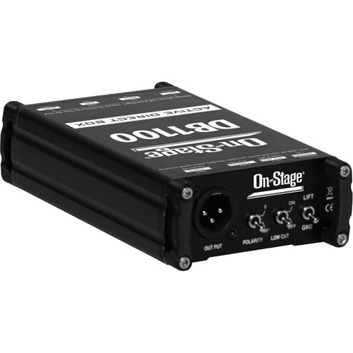 ON STAGE DB1100 - On-Stage DB1100 Active DI Box with Stereo-to-Mono Summing