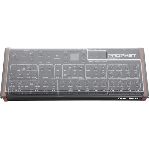 DECKSAVER DS-PC-REV2 - Decksaver DS-PC-REV2 Cover for Dave Smith Instruments Prophet Rev2 Desktop Synthesizer