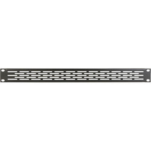 ON STAGE RPV1000 - On-Stage RPV1000 Vented Rack Panel (Black, 1 RU)