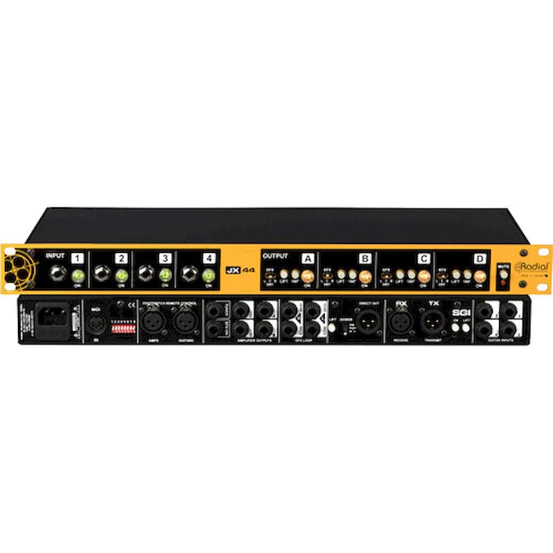 Radial JX44 V2 - Radial Engineering JX44 V2 Concert Touring Guitar and Amp Signal Manager