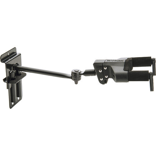 ON STAGE GS7650SB - HERCULES Stands GSP50SB Auto-Swivel, Auto-Grip Yoke Hanger for Guitar/Bass (Slatwall Mount, Short Arm)