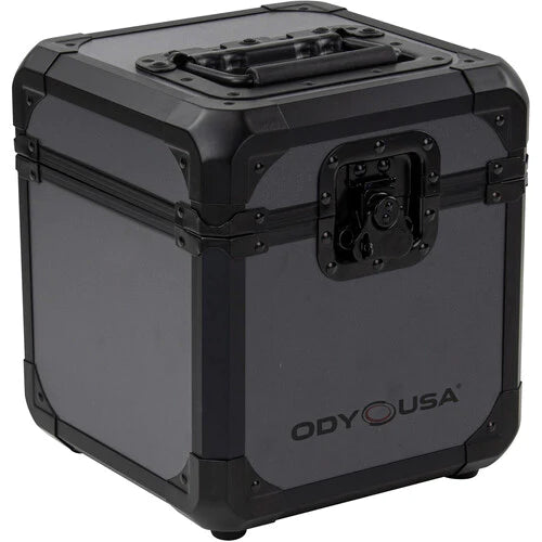 Odyssey K7060BLG Case Equipment - Odyssey KROM 7" Vinyl Utility Case for 60 Records - Black on Gray