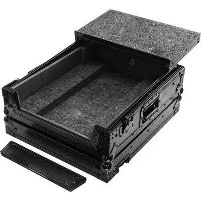 Odyssey FZGSDJMV10BL DJ Case - Odyssey Pioneer DJM-V10 ATA Flight Case with Glide Laptop Platform - Black