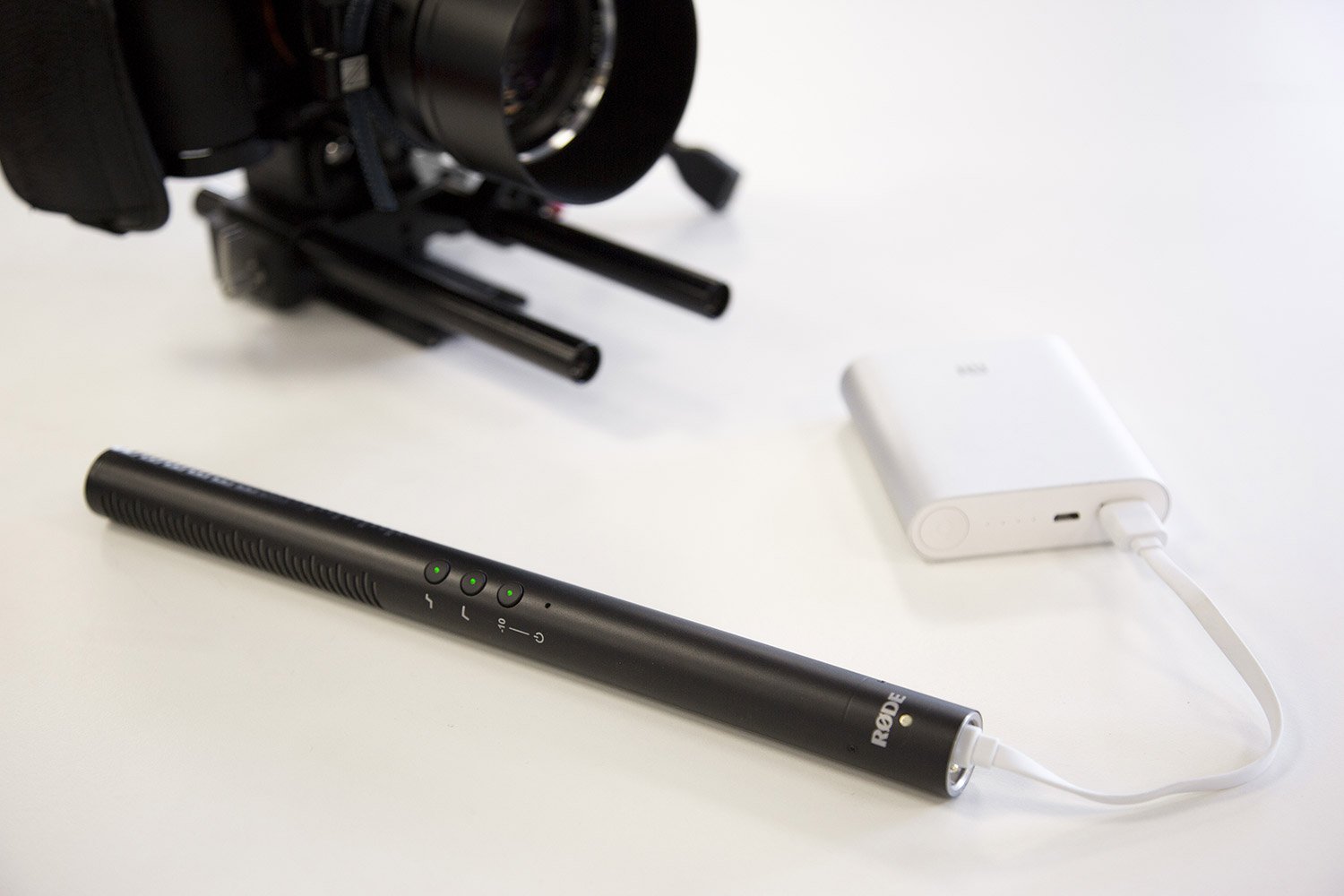RODE NTG4PLUS Directional Condenser Shotgun Microphone with Inbuilt Battery