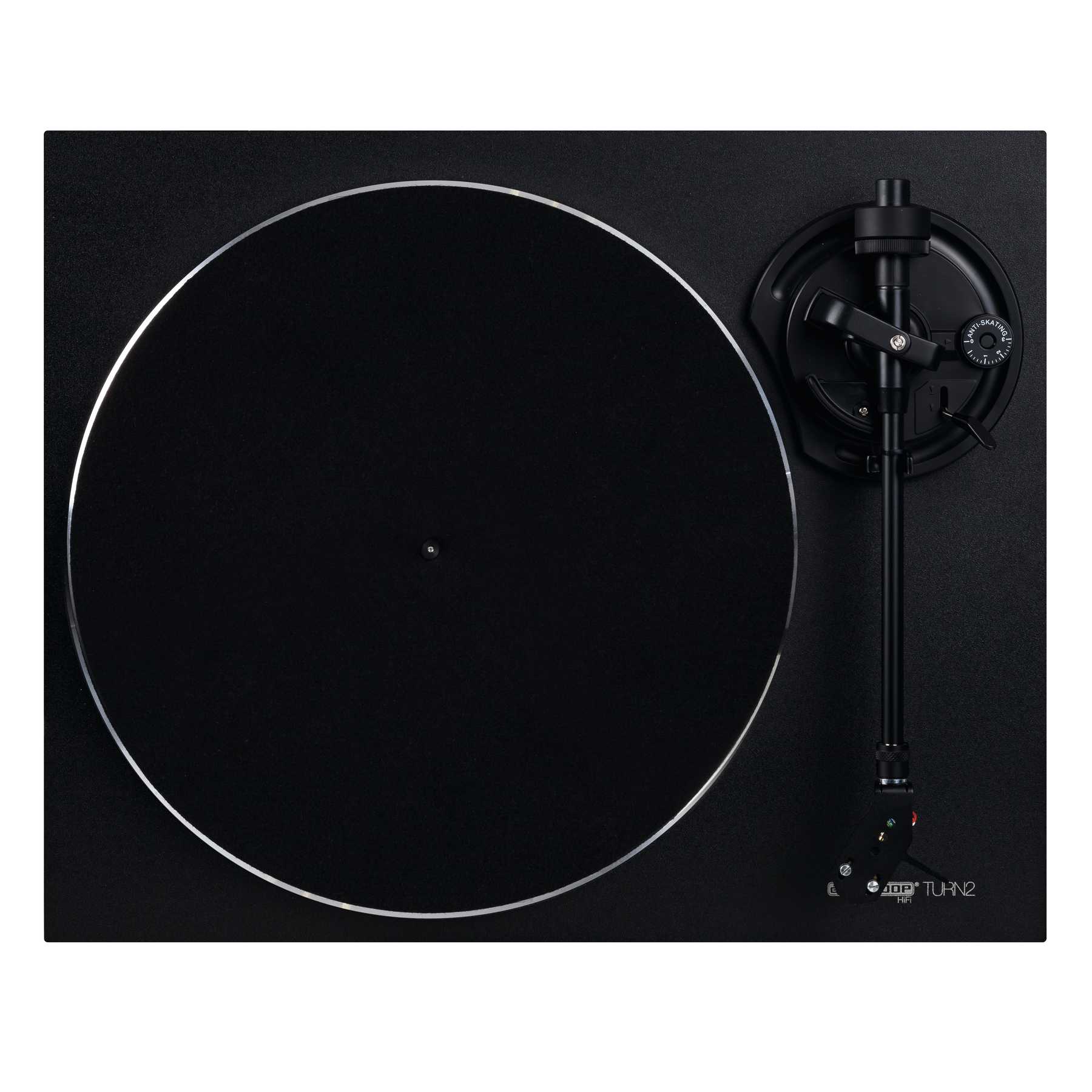 RELOOP TURN-2-BLK - Belt Driven Turntable in Black