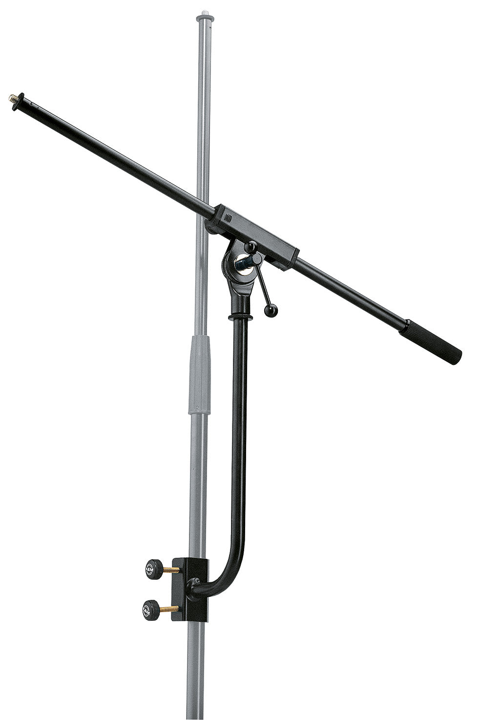 K&M 240/1-BLACK Stand Mic - K&M 240/1 Microphone Arm (Black)