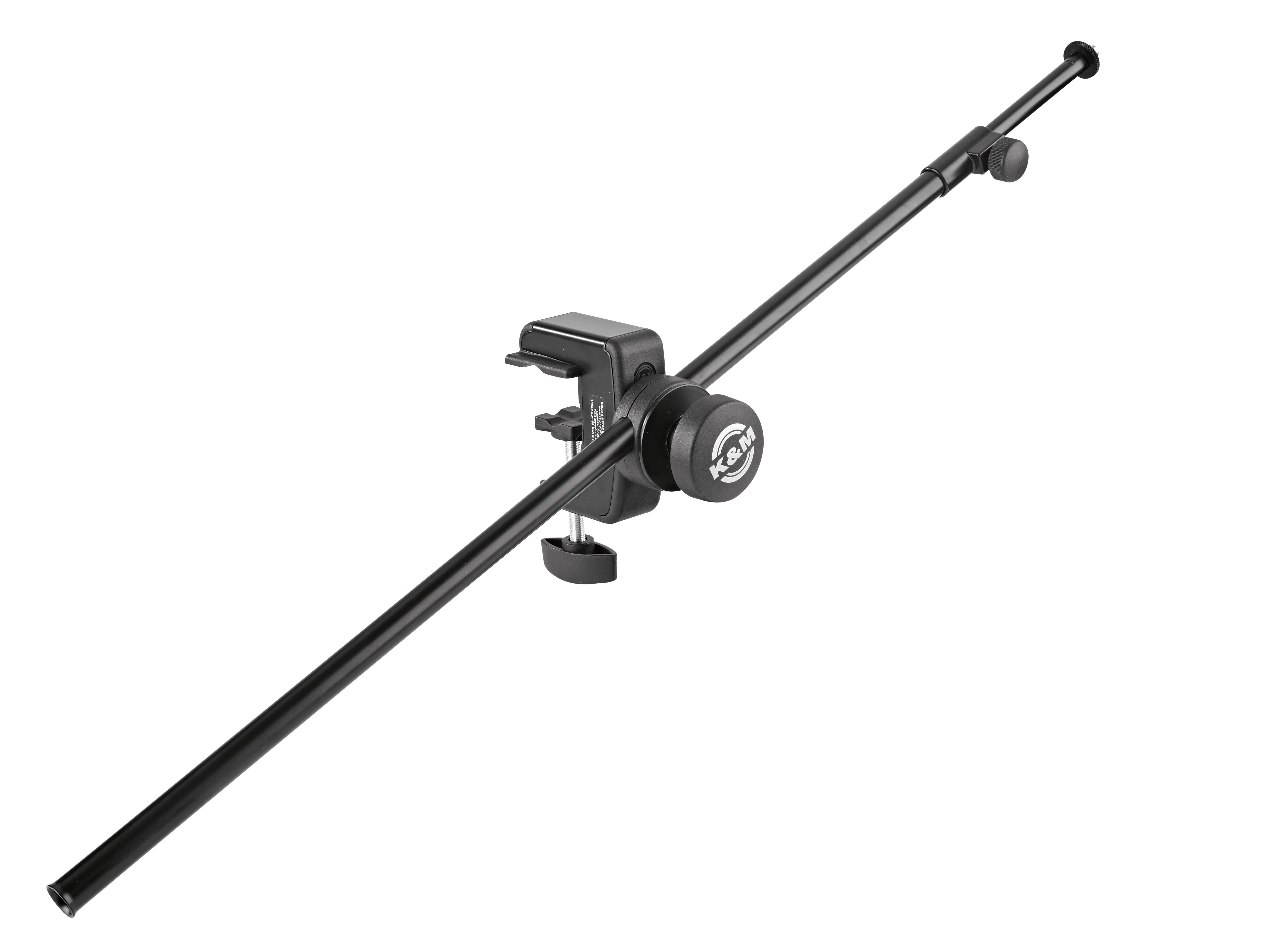 K&M 258-BLACK Stand Mic - 258 Table microphone clamp - 25800-321-55 - black