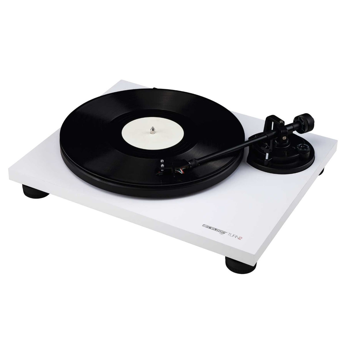 RELOOP TURN-2-WHT- Belt Driven Turntable white