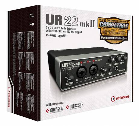 STEINBERG UR22MKII - 2 x 2 USB 2.0 audio interface