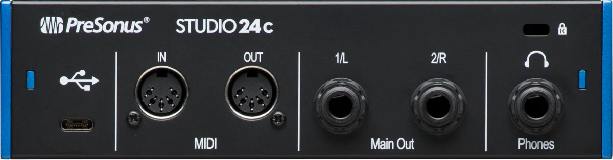 PRESONUS STUDIO-24C - Simultaneous I/O up to 2 inputs/2 outputs