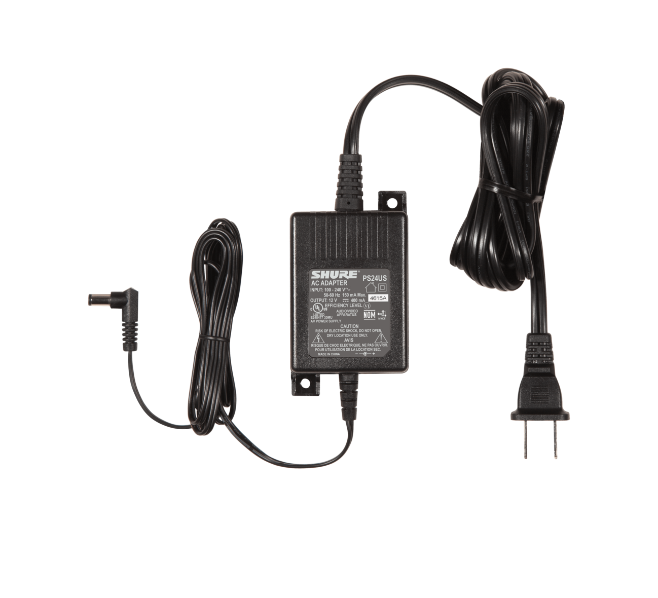 SHURE PS24US In-line PSU(100-240V AC) for receivers.