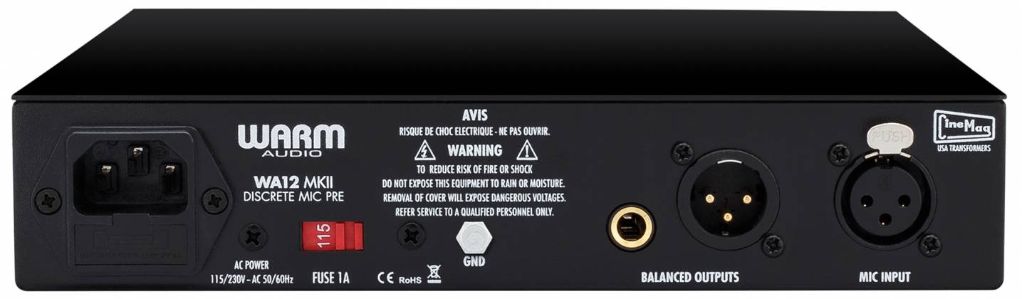 WARM WA12-MK2-BLACK - Mic Preamp