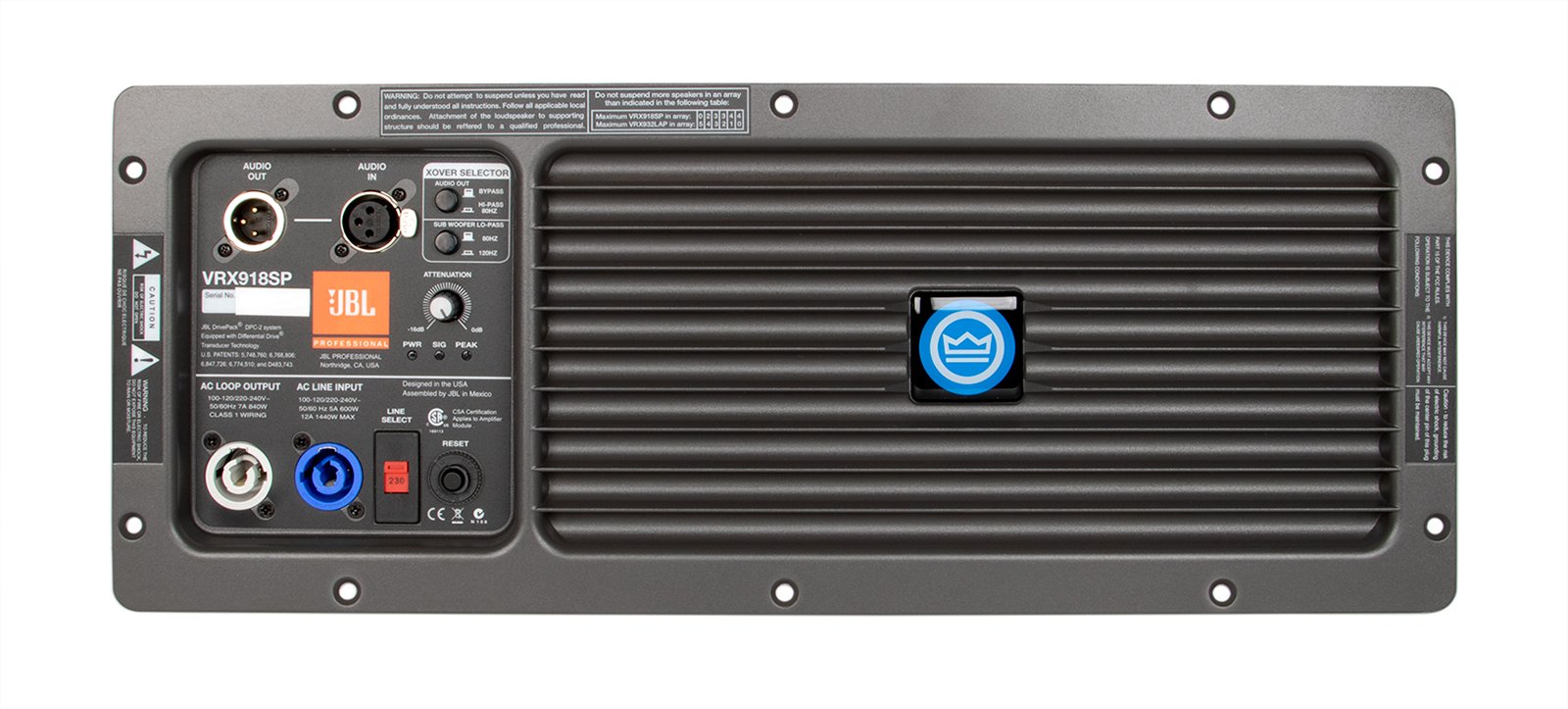 JBL VRX918SP - 18'' Powered sub 1500 watt (Flyable)