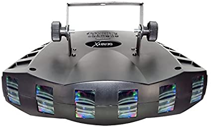CHAUVET DERBY-X Led FX - Chauvet DJ DERBY X LED Derby Effect Light Spreads Multicolored Chasing Beams Throughout The Room