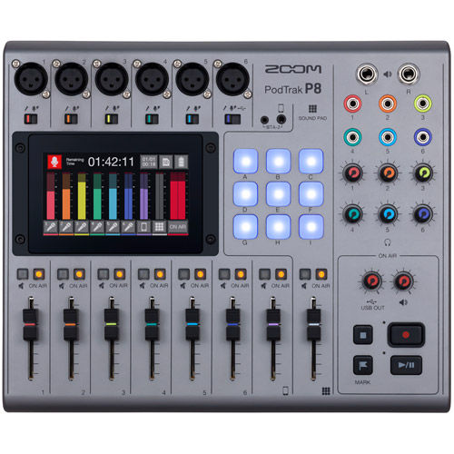 ZOOM ZP8 - PodTrak P8 podcasting recorder mixer