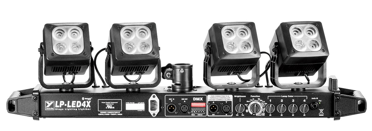 YORKVILLE LP-LED4X - Dimmer bar with 4 LED Heads
