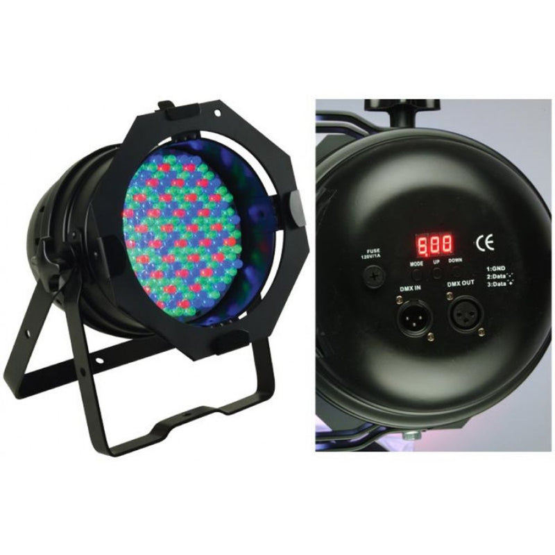 ADJ 64B-LED-PRO - Black par 64 LED RGB