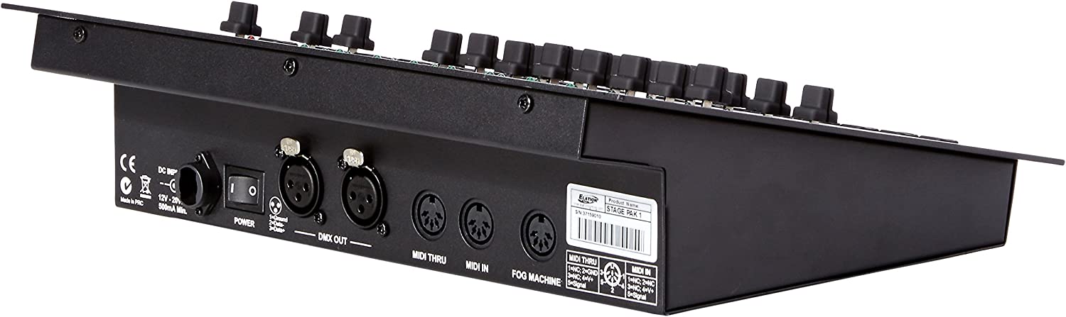 STAGE-SETTER-8 - 8 Channel DMX Lighting Console with Presets and MIDI