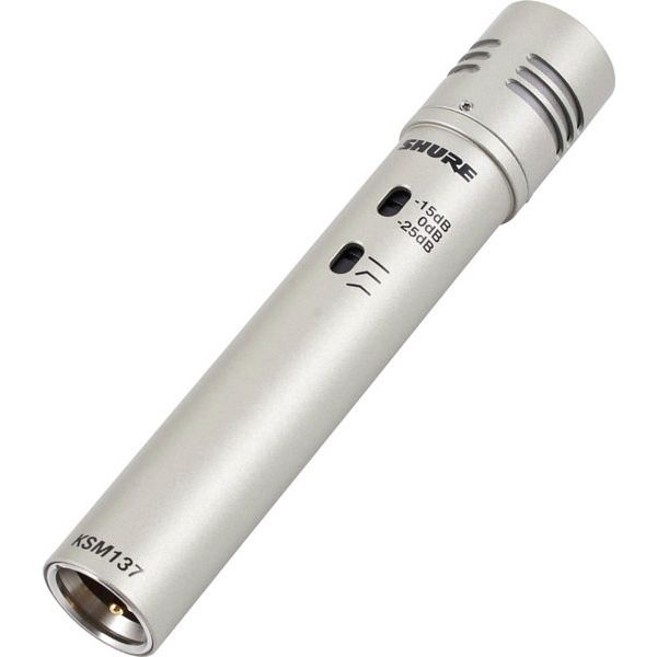 Shure KSM137/SL - Cardioid Condenser Microphone with Windscreen & Case
