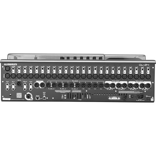 DECKSAVER DSP-PC-QU24 - DSP-PC-QU24 Cover For Allen And Heath Qu-24 Mixer Smokedclear