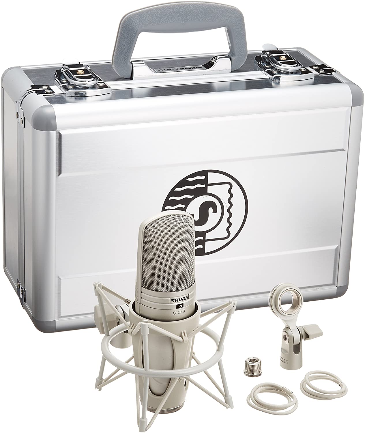 Shure KSM44A/SL - Multi-Pattern Condenser Mic with A44ASM & Case -Cristal