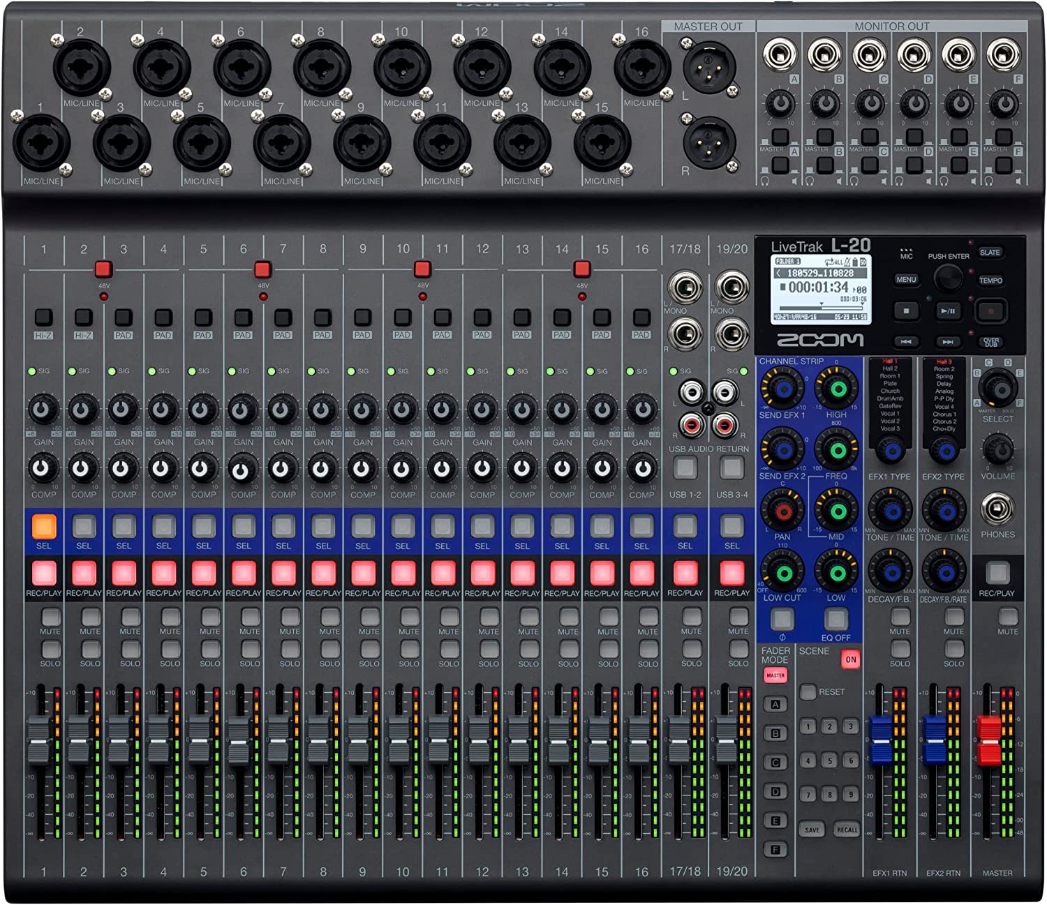 ZOOM L20 Live Sound and recording
