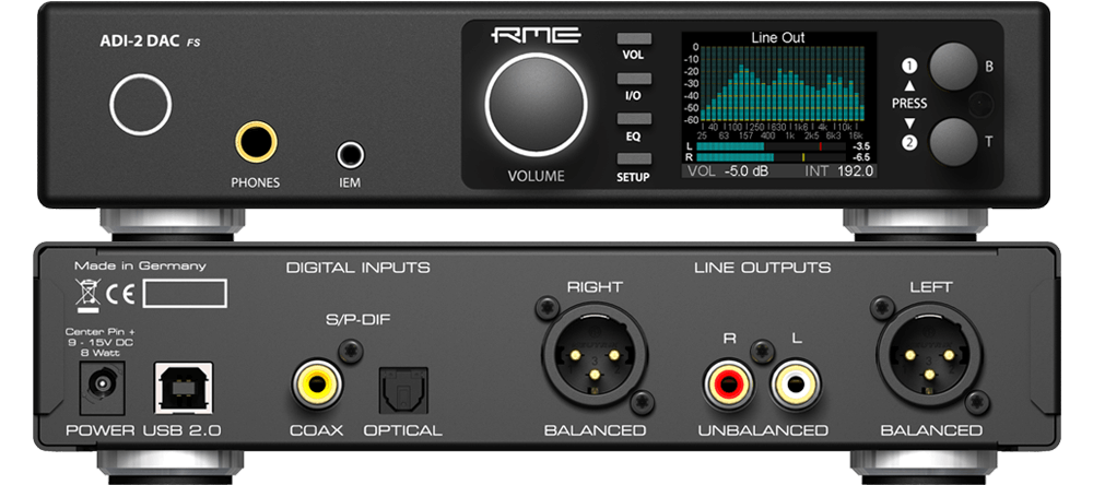 RME ADI-2 DAC FS 2 Channel hi performance DA Converter - RME ADI-2-DAC-FS 2-Channel DA Converter