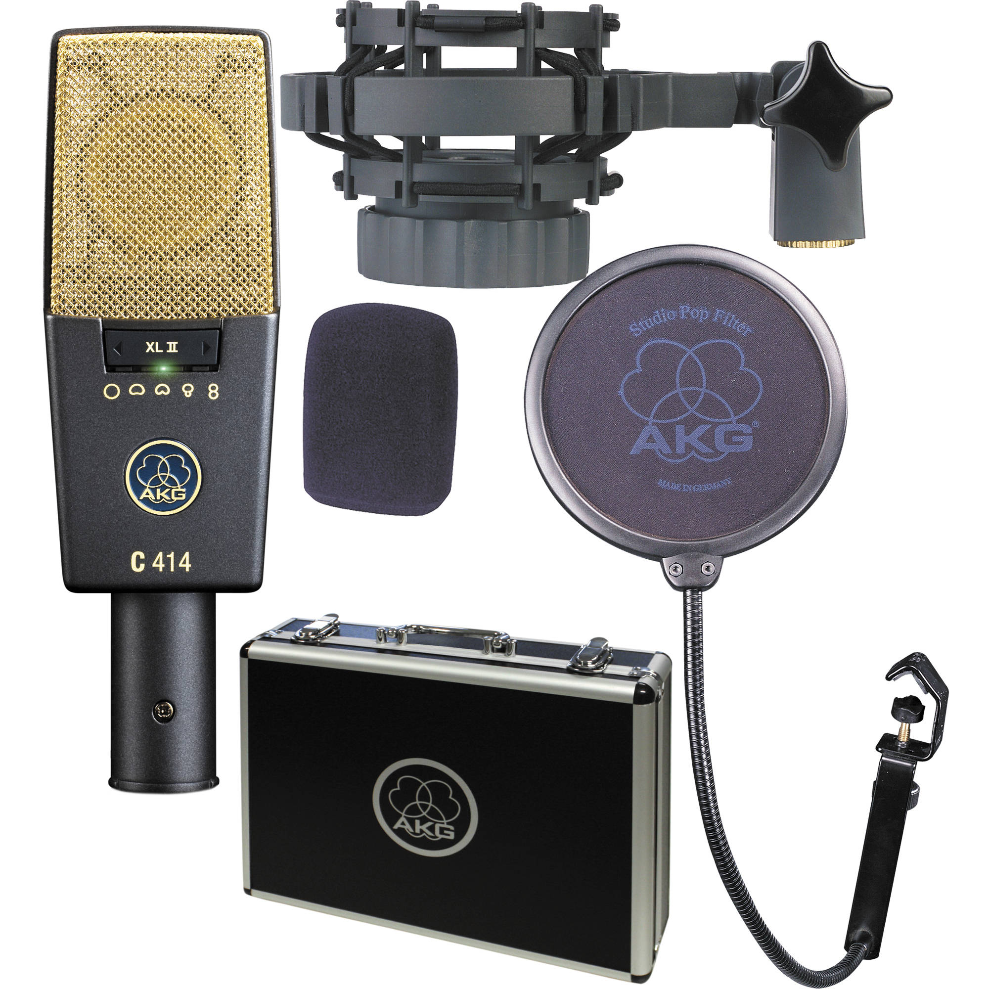 AKG C414XL-II CONDENSER STUDIO MICROPHONE