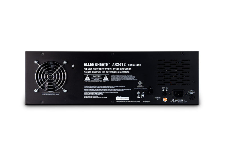 ALLEN & HEATH AR-2412 - Audio rack 24 XLR Input / 12 XLR Output – 48kH