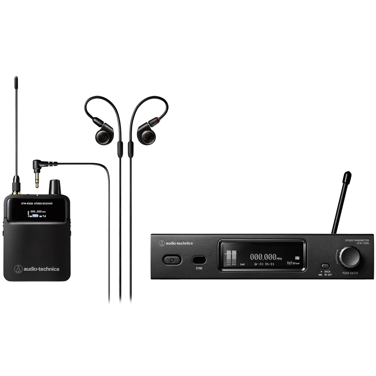 AUDIO TECHNICA ATW-3255DF2 3000 Series Wireless IEM System