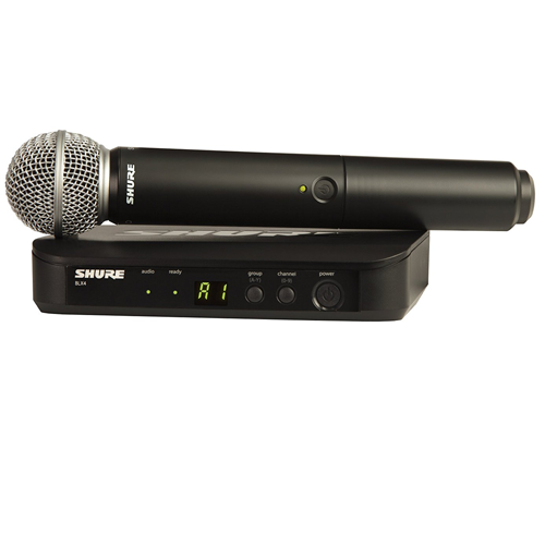 SHURE BLX24/PG58-H10 Wireless mic system with PG58