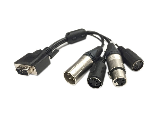 RME BOAESMIDI - 9-pin Sub-D to 2 x XLR Digital, 2 x MIDI