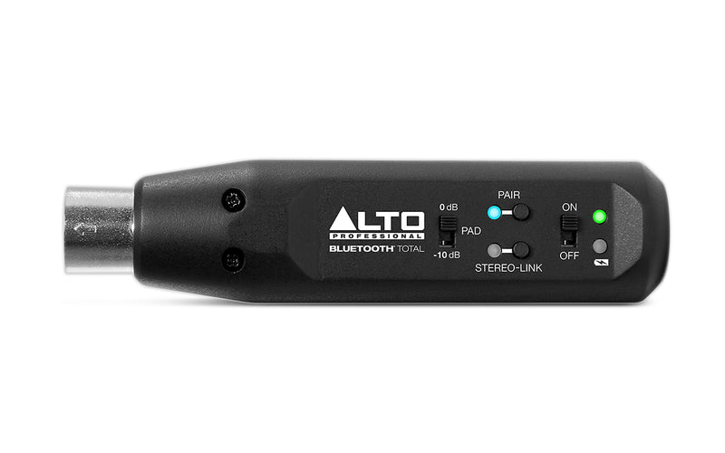 ALTO BLUETHOOT TOTAL - XLR-EQUIPPED RECHARGEABLE BLUETOOTH RECEIVER
