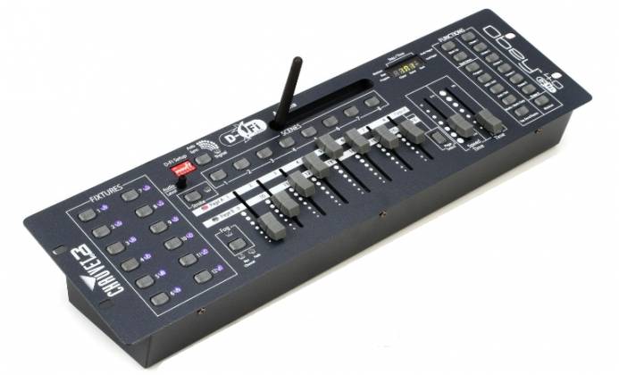 CHAUVET OBEY40-DFI-2.4GHZ/  Dmx Controller with Wi-fi - Chauvet DJ OBEY 40 D-FI 24 Ghz Wireless Lightning DMX Controller