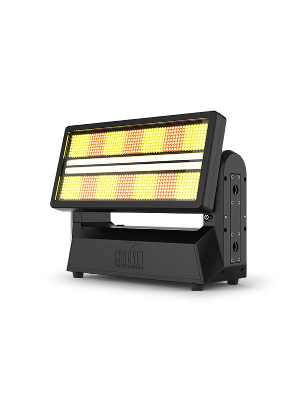 CHAUVET PRO COLORSTRIKE-M - versatile strobe light can double as a wash fixture with 180° tilt range to throw bright saturated color wherever you need.