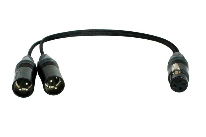 Digiflex CY-1FX-2MX-1 Cable Y Cord - CY 1FX2MX Splitter Cables CY-1FX-2MX-1