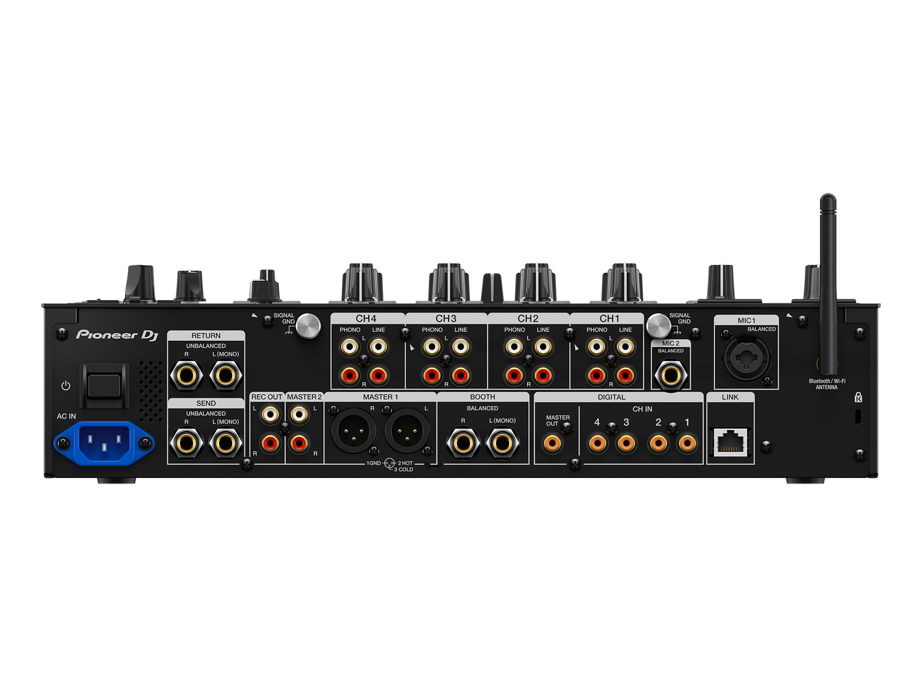 PIONEER DJ DJM-A9 - 4 Channel professional DJ mixer w/Bluethoot