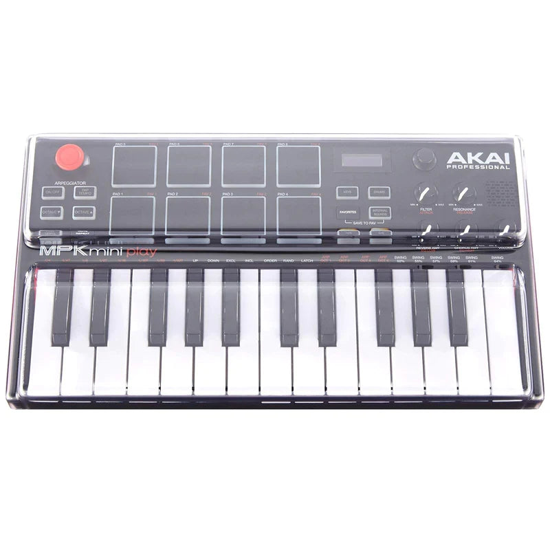 DECKSAVER DSLE-PC-MINIPLAY -  DSLE-PC-MINIPLAY Hard Cover to fit Akai MPK Mini Play Keyboard (Light Edition)